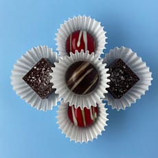 Vanilla Cherry Noir, Espresso, & Chocolate Ganache with Sea Salt