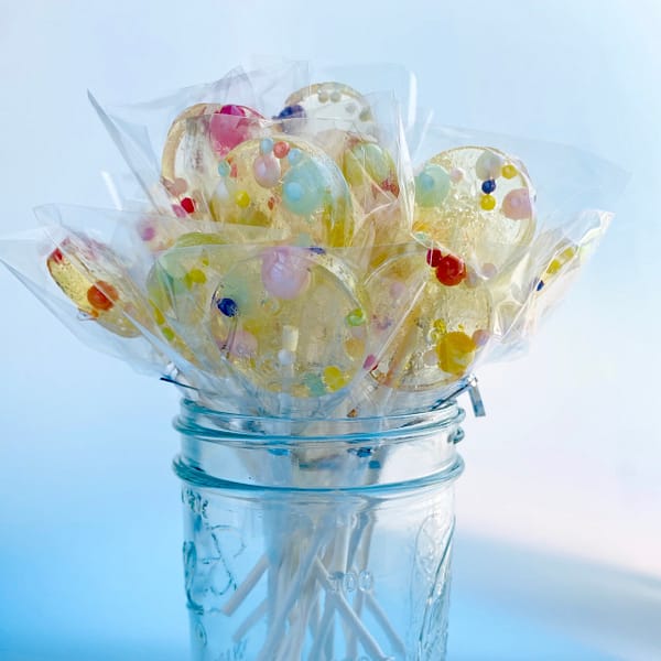 Birthday Cake Lollipops